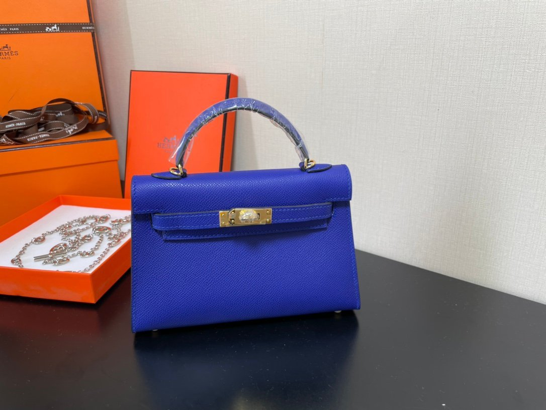 Hermes Kelly-Gold&Silver Hardware-19CM