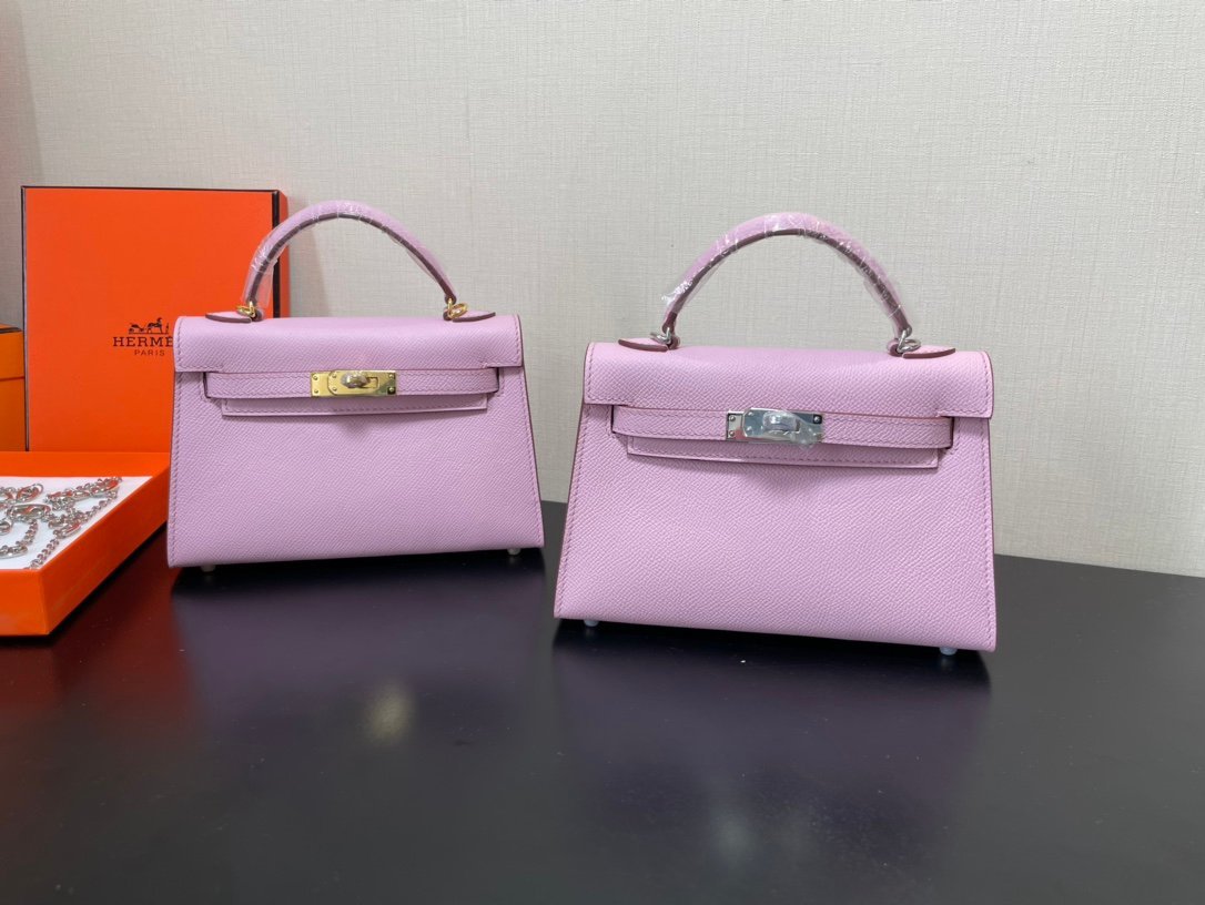 Hermes Kelly-Gold&Silver Hardware-19CM