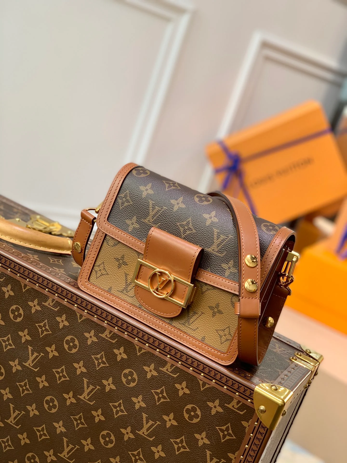 Louis Vuitton Mini Dauphine Bag-20*15*9CM