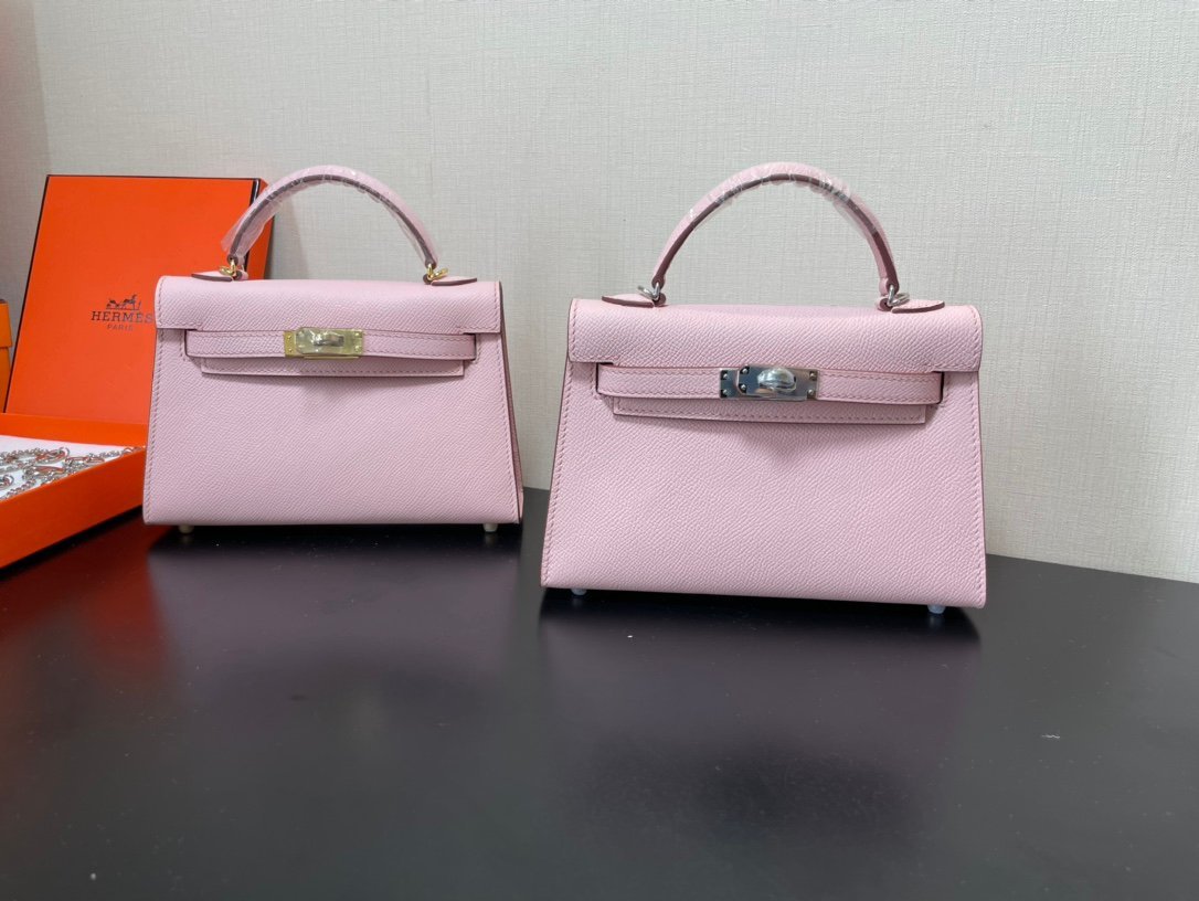 Hermes Kelly-Gold&Silver Hardware-19CM