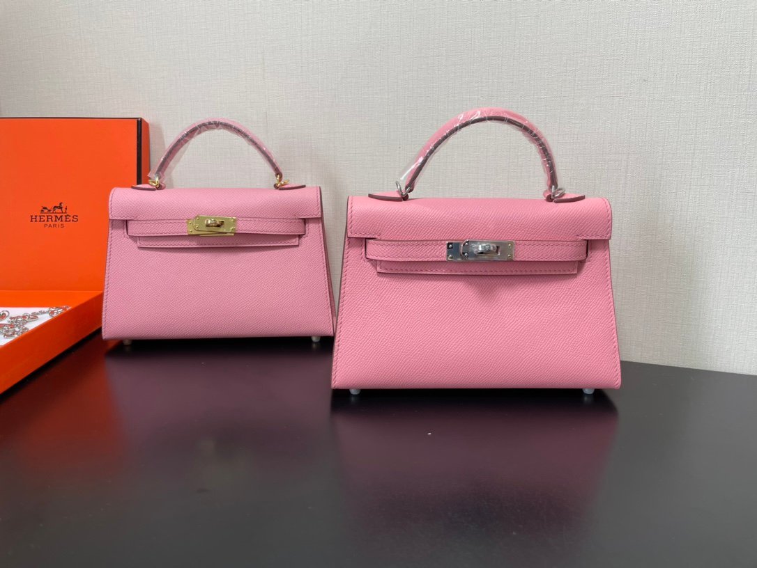 Hermes Kelly-Gold&Silver Hardware-19CM