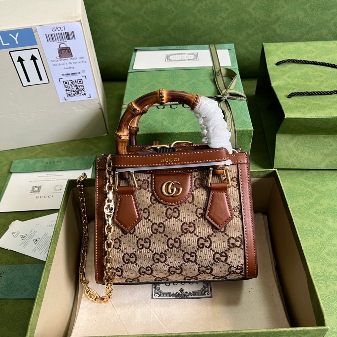 Gucci Diana Top HandBags-20x16x10CM