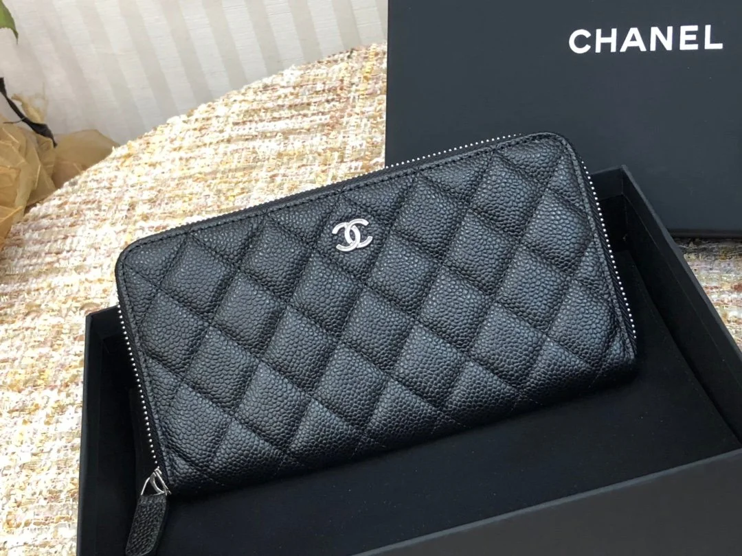 Chanell Wallet-Silver Hardware-19*10CM