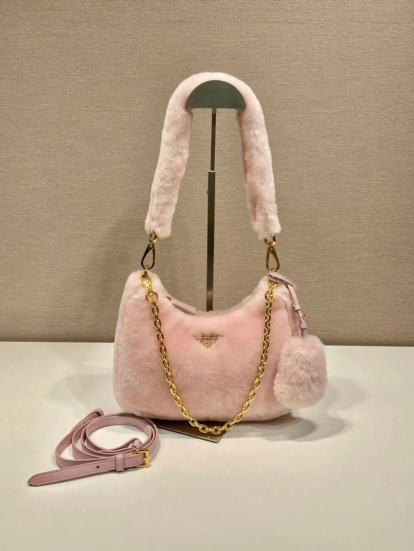 Prada System Hobo Bag-23*17*8CM