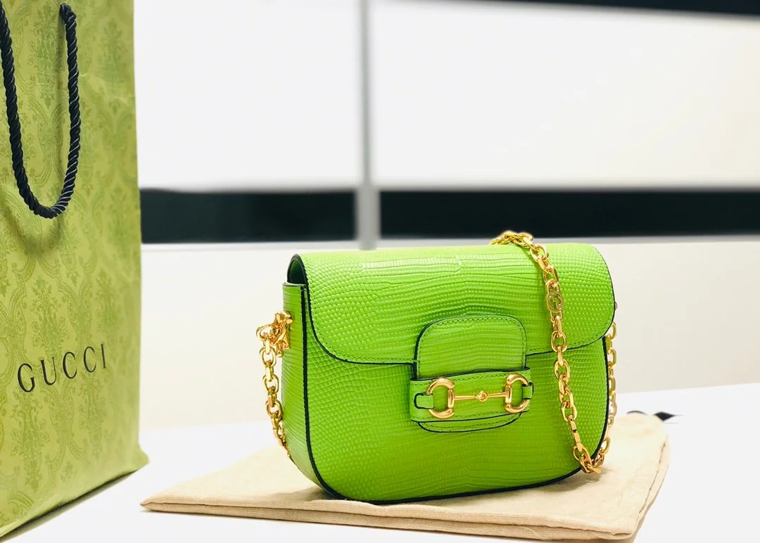 Gucci 1955 Horsebit Shoulder Bag-20.6*14.4*5.1CM