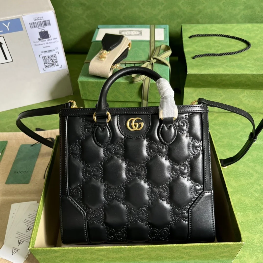 Gucci GG Matelassé Handlebag-23*22*10CM