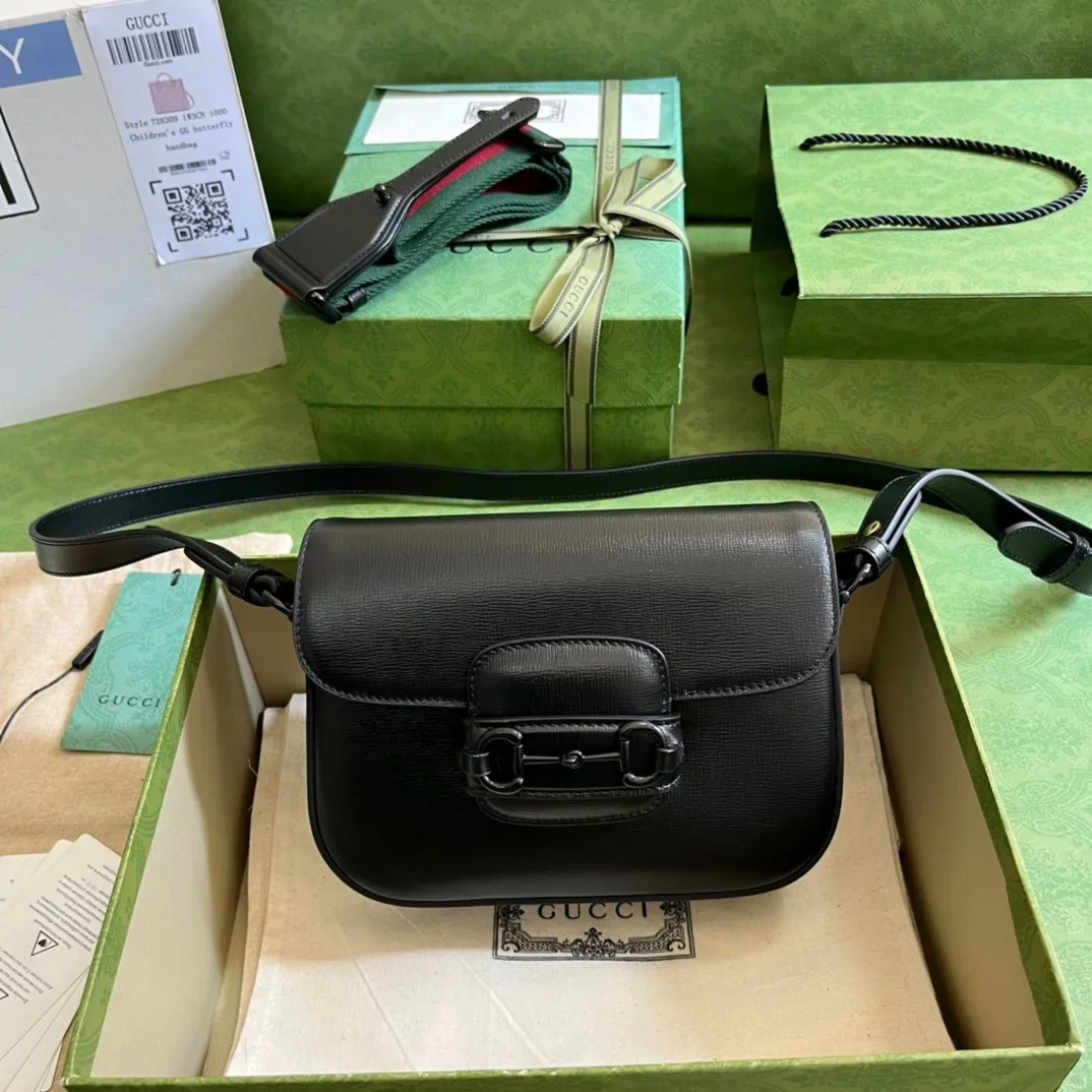 Gucci 1955 Horsebit Shoulder Bag-20.6*14.4*5.1CM