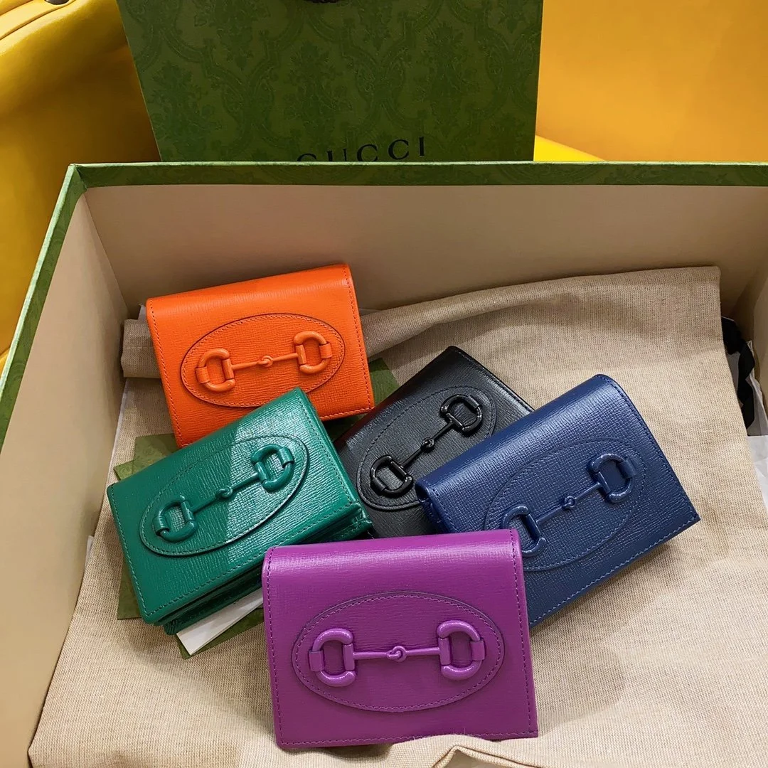 Gucci 1955 Horsebit Wallet-11x 8.5 x 3CM