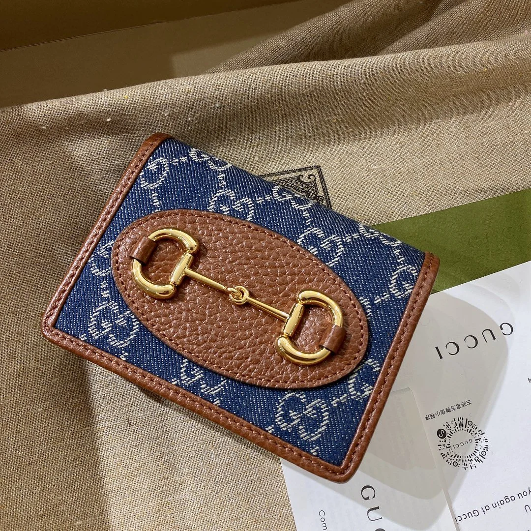 Gucci 1955 Horsebit Wallet-11x 8.5 x 3CM