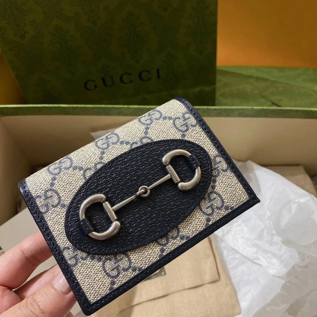 Gucci 1955 Horsebit Wallet-11x 8.5 x 3CM
