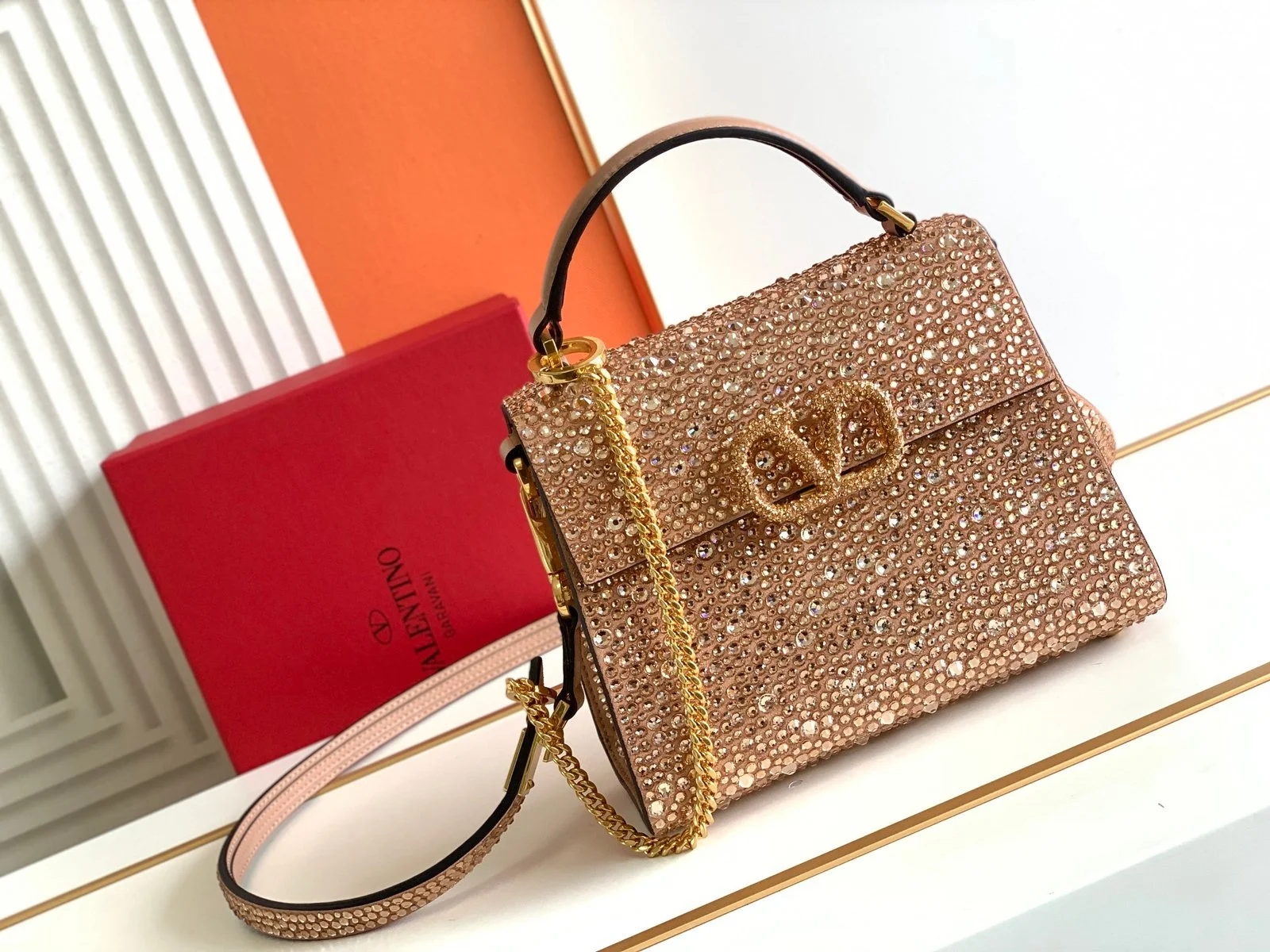Valentino Garavani VSLING Bags-19*13*9 CM