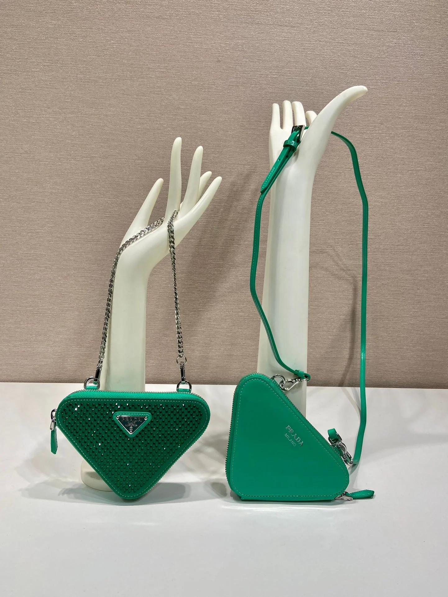 Prada 1NR015 Double Triangle Bag -15*10*5CM