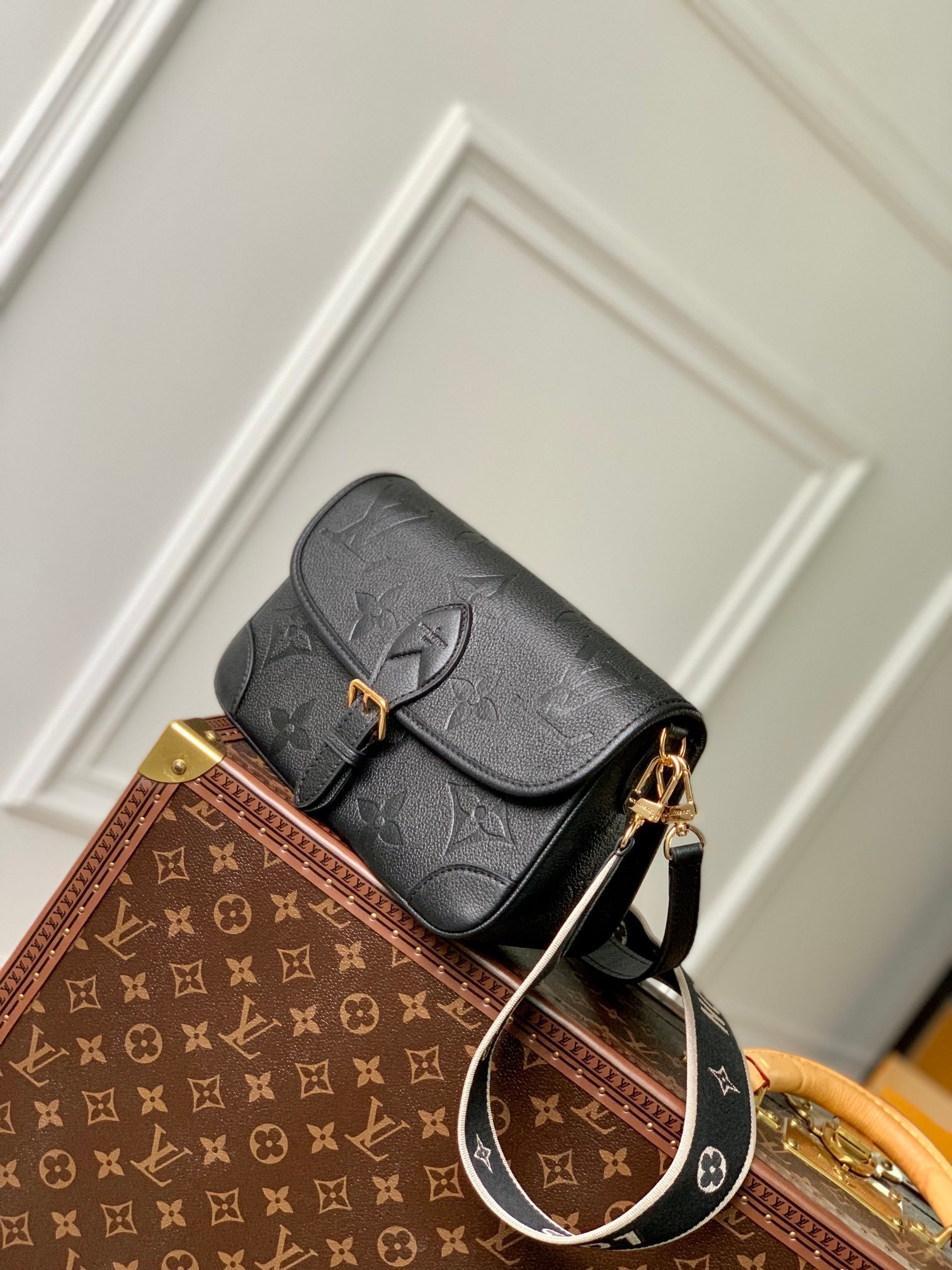 Louis Vuitton Diane Handbags-M46386-23 x 16 x 8.5CM