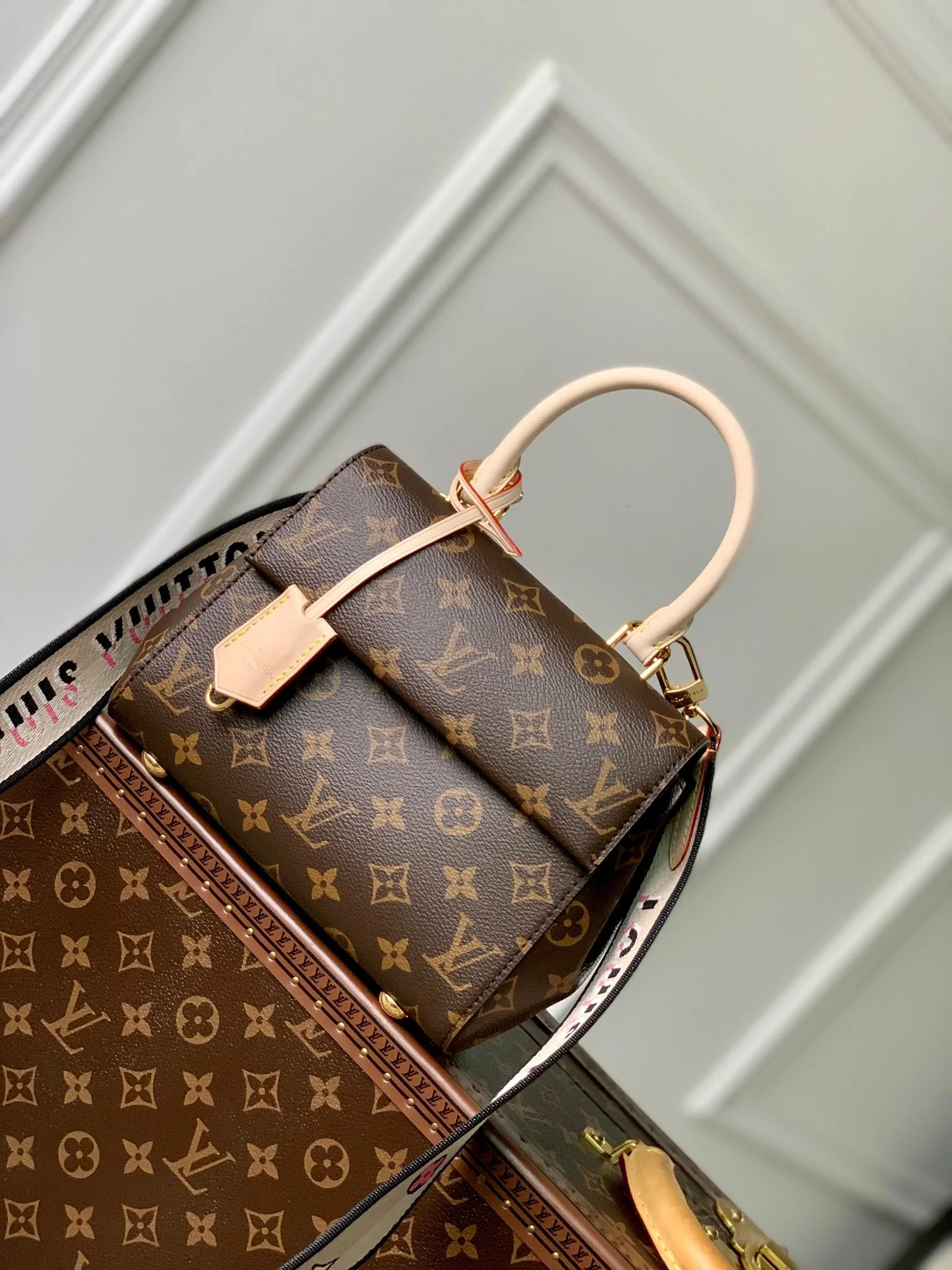 Louis Vuitton Cluny Handbags-M58931-20*16*7.5CM