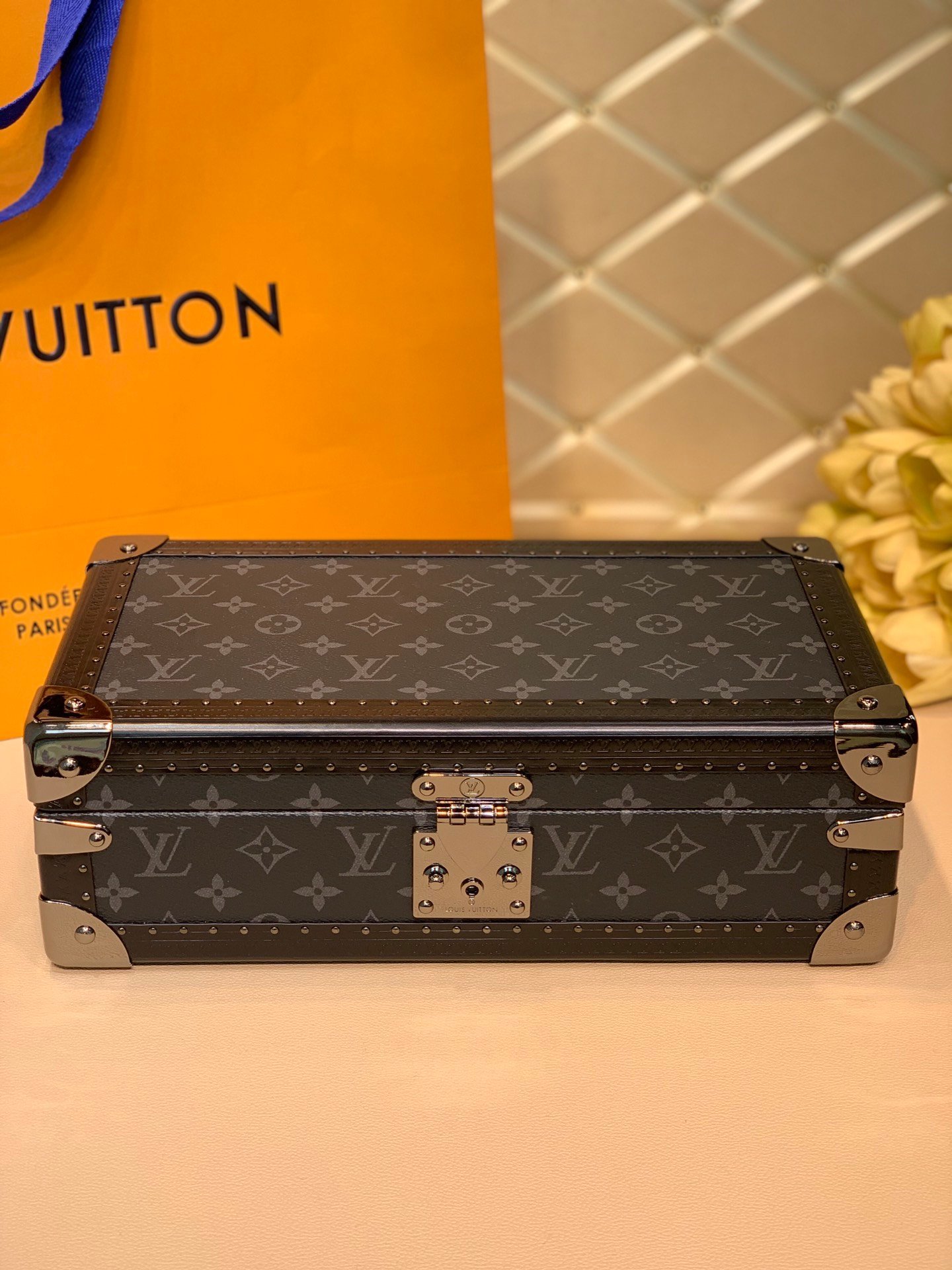 Louis Vuitton Cotteville Watch Box-37*18*1CM