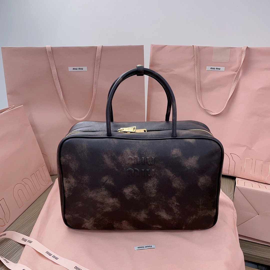MiuMiu Bowling Bag-34X23X12CM