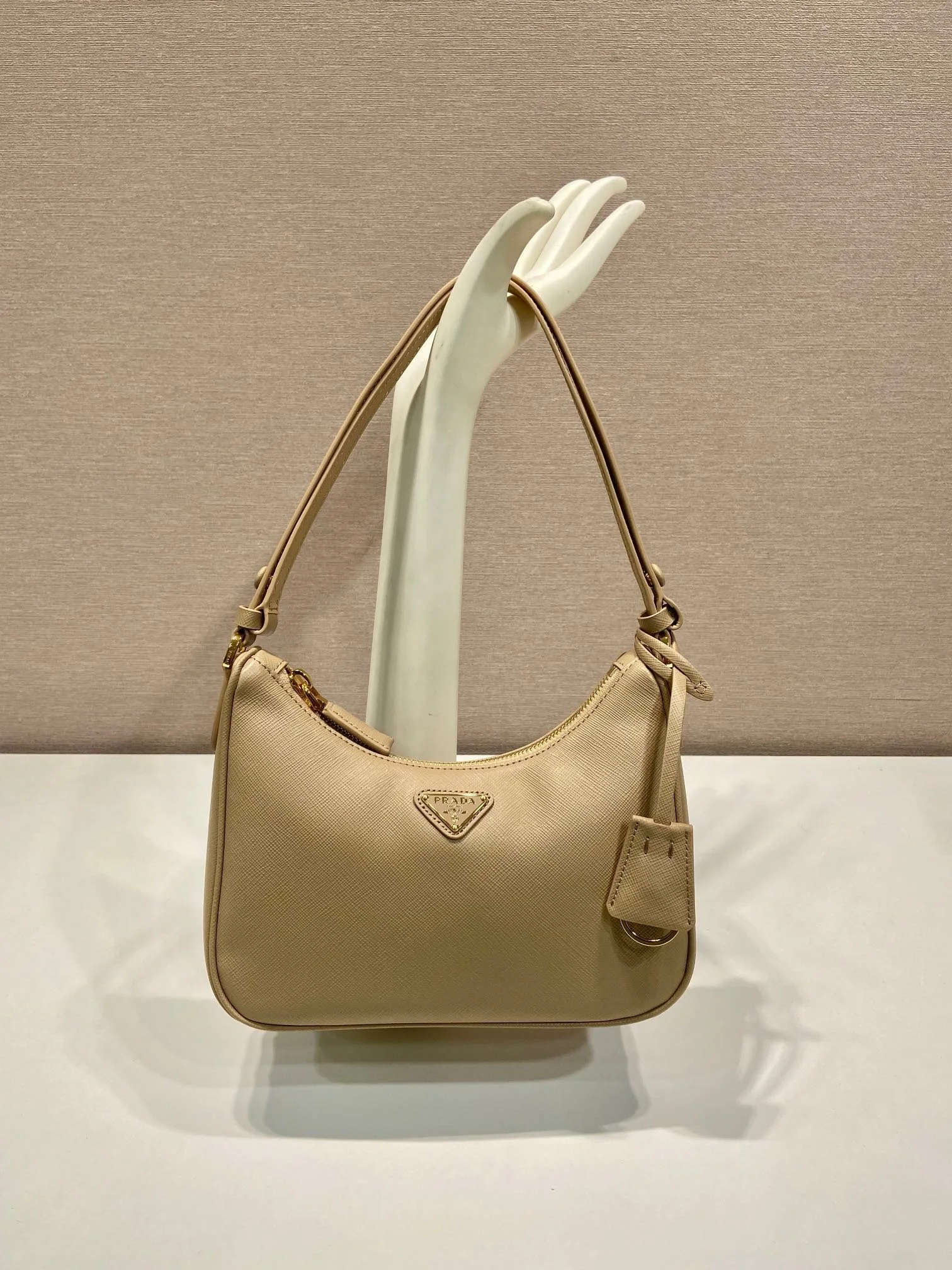 Prada Nylon 1BC204B Hobo Bag-23*17*6.5CM