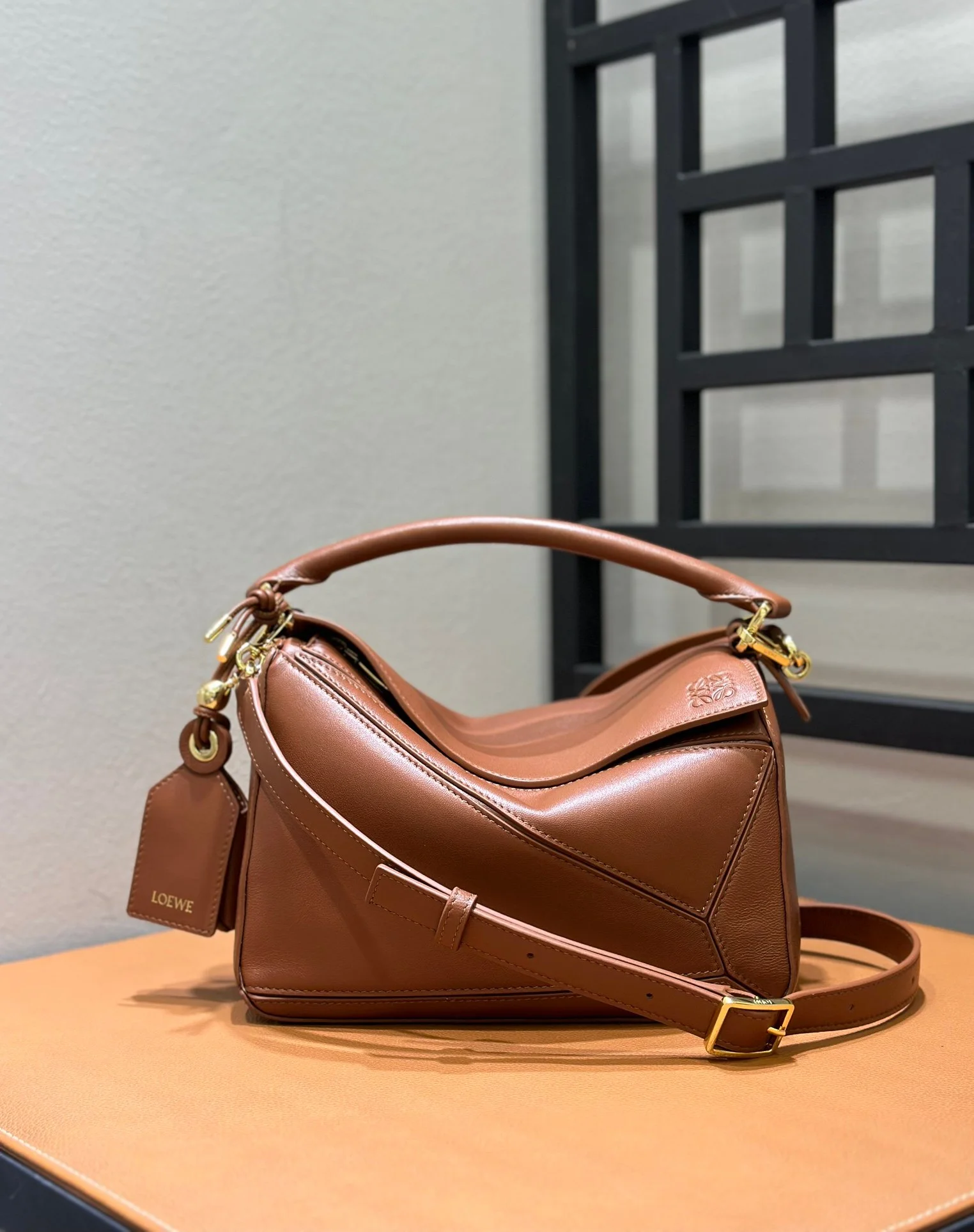 Lowee Puzzle Edge Bag-24*10.5*16.5CM