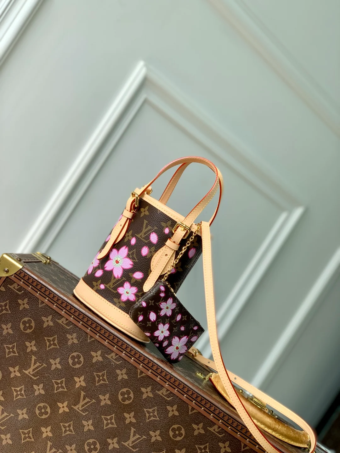 Louis Vuitton M81489 Nano Bucket-13*17*9CM