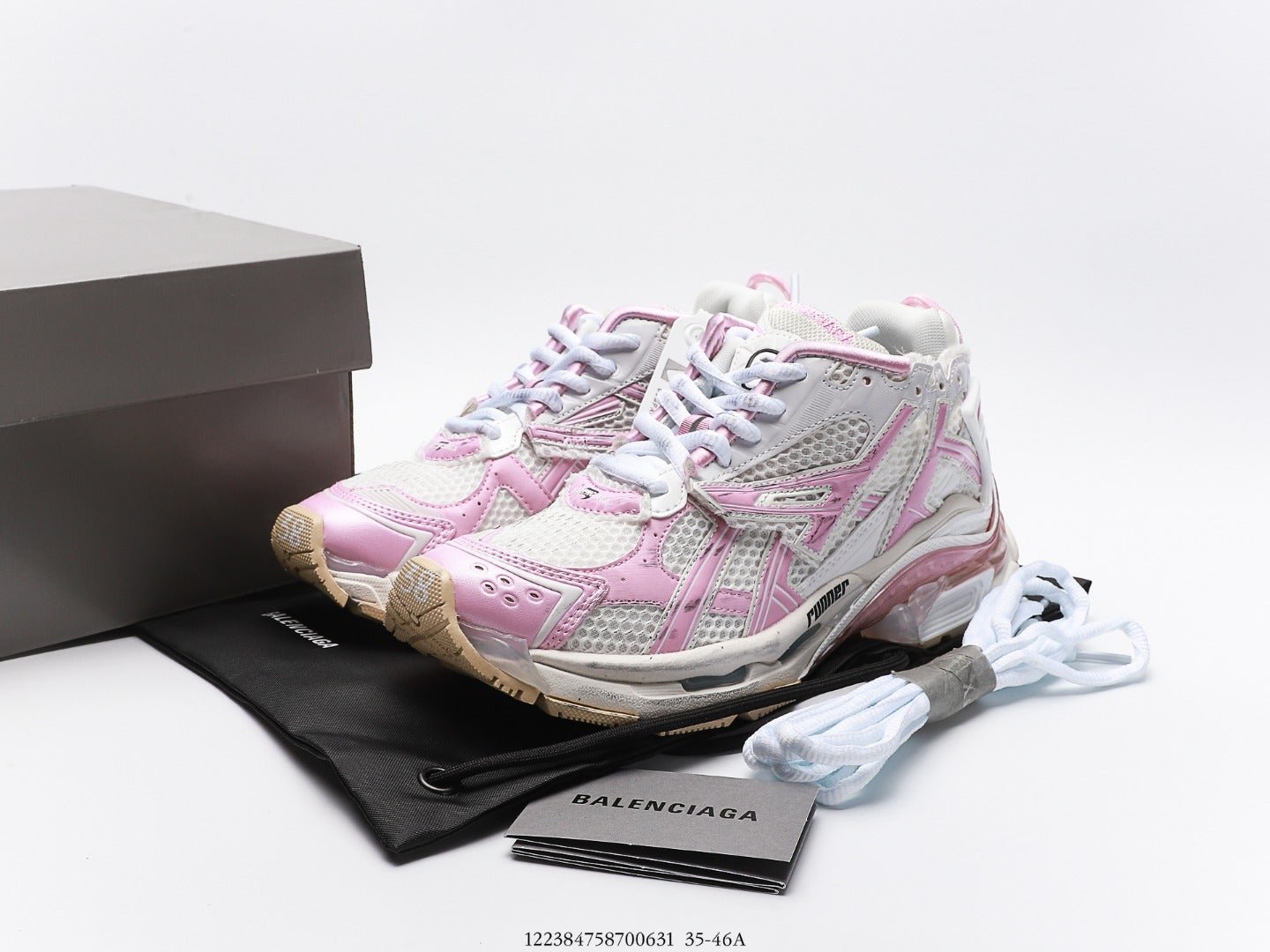 Balenciaga Runner Trainer Pink White