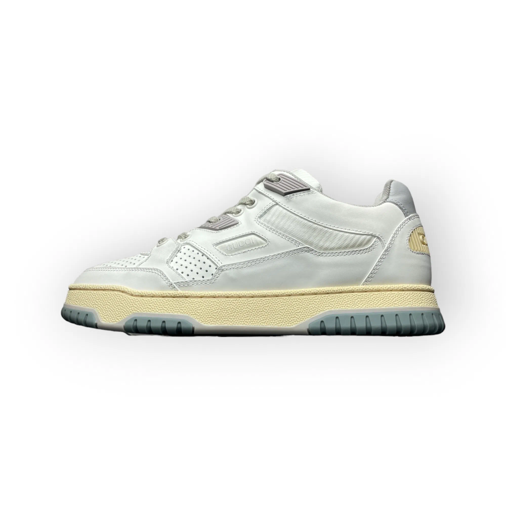 Gucci Distressed Effect Sneaker Off White