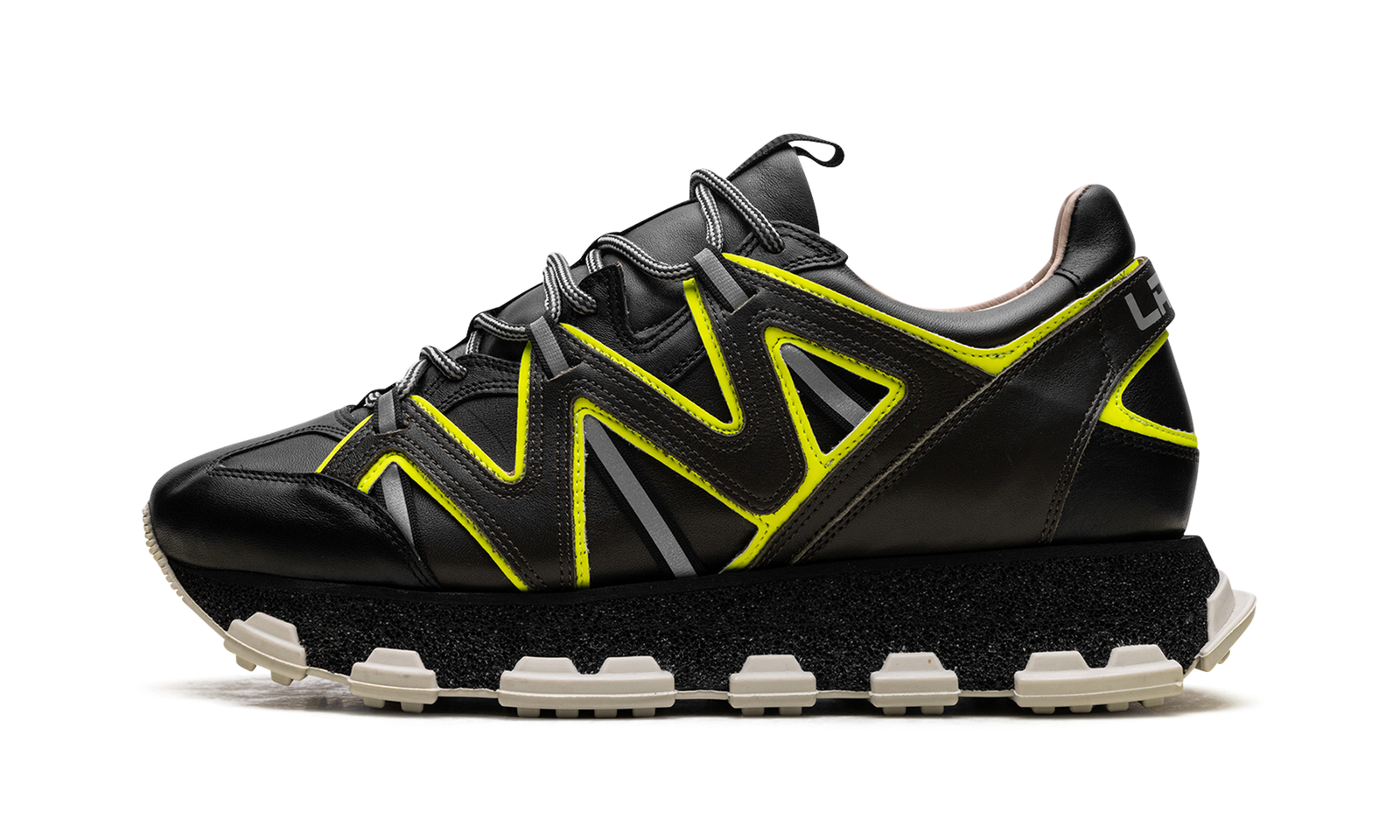 Lightning Leather Sneakers "Black"