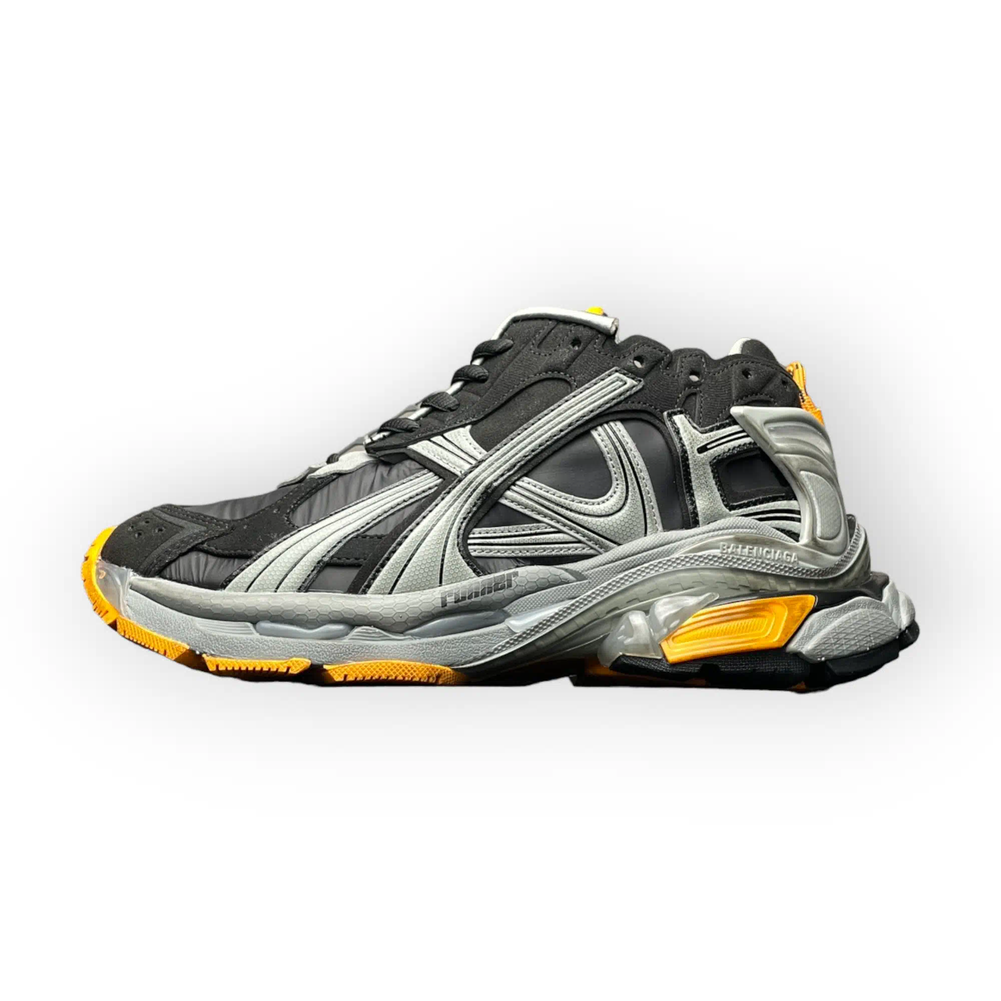 Balenciaga Runner Sneaker in Black Grey Orange