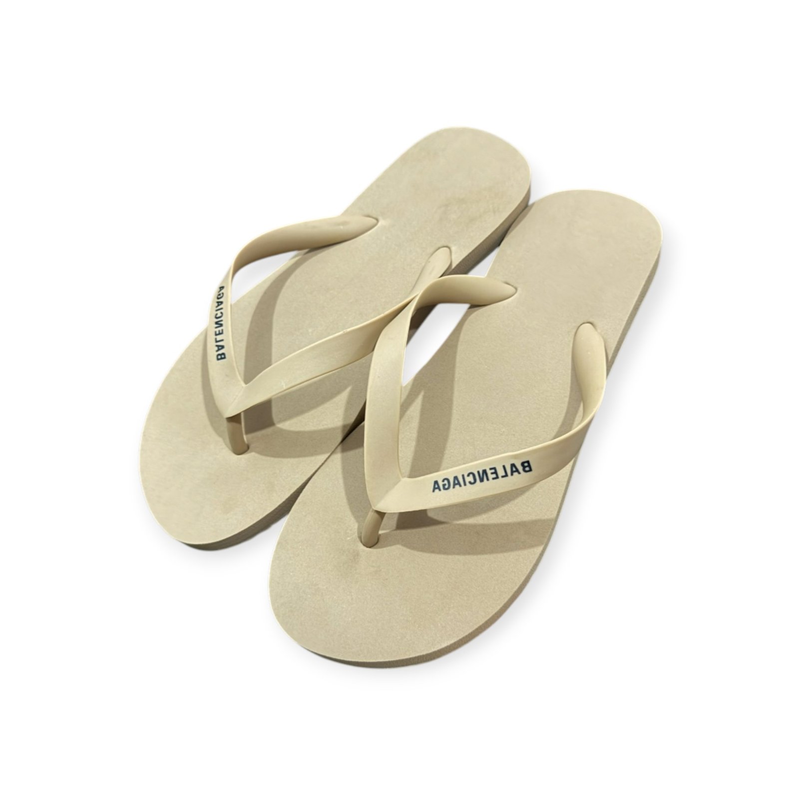 Balenciaga Thong Sandal in Beige