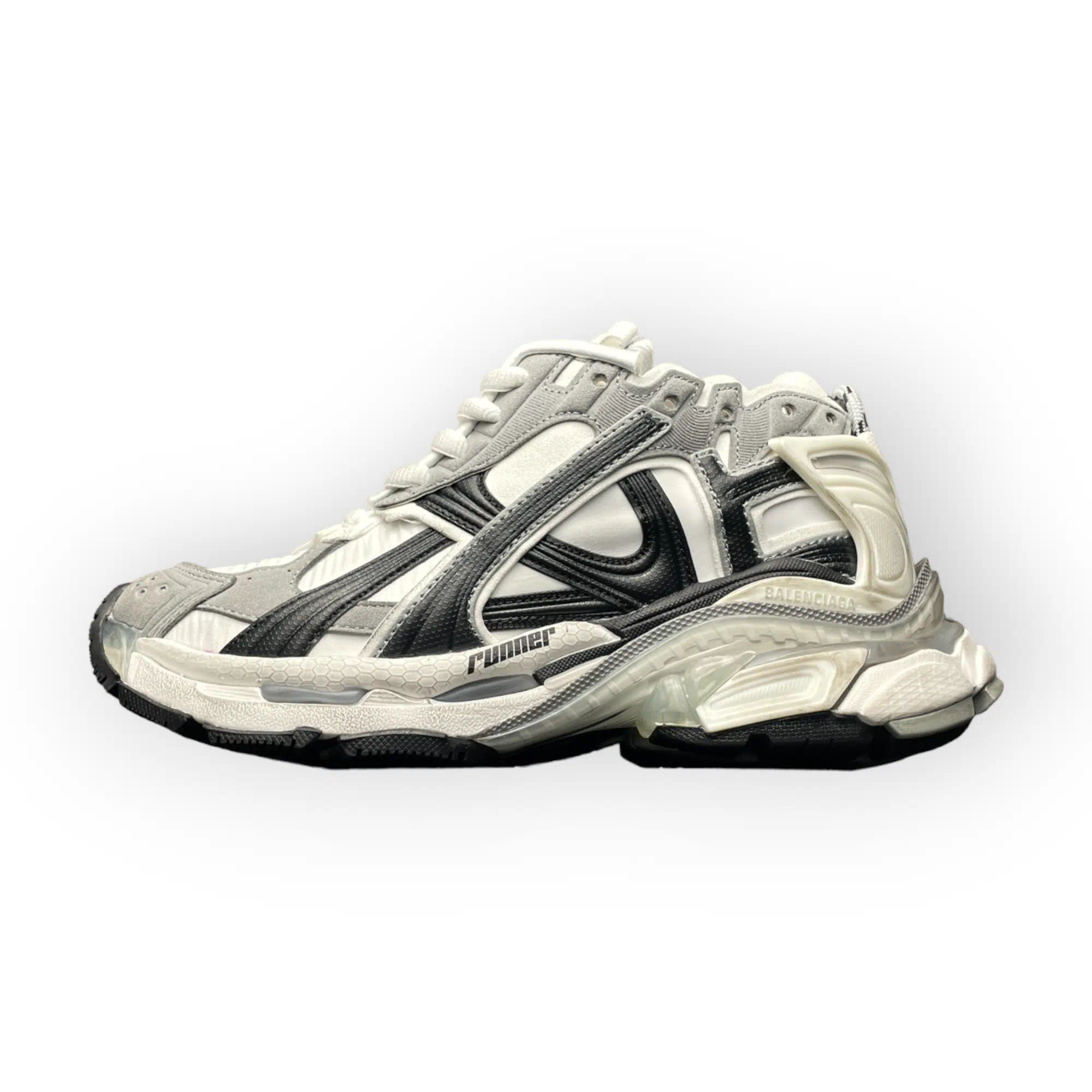 Balenciaga Runner Sneaker in Grey White Black