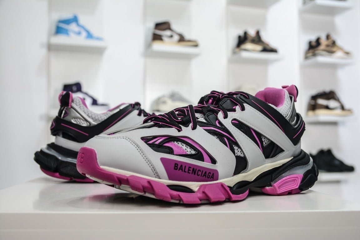 Balenciaga Track Trainer Grey Pink Black