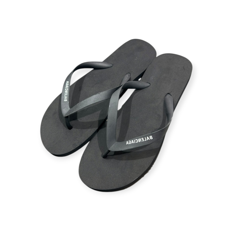 Balenciaga Thong Sandal in Black