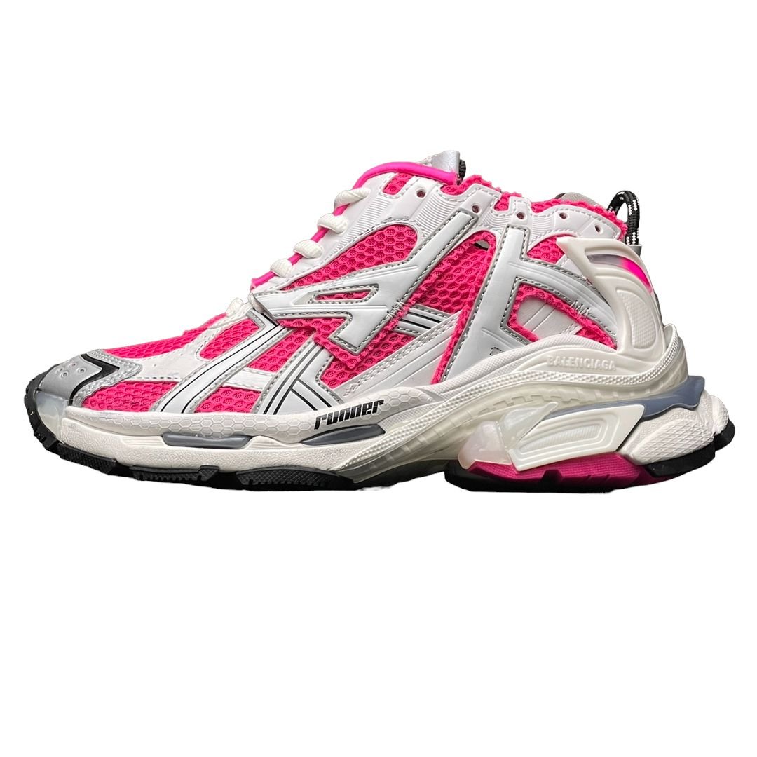 Balenciaga Runner Trainer in Pink White
