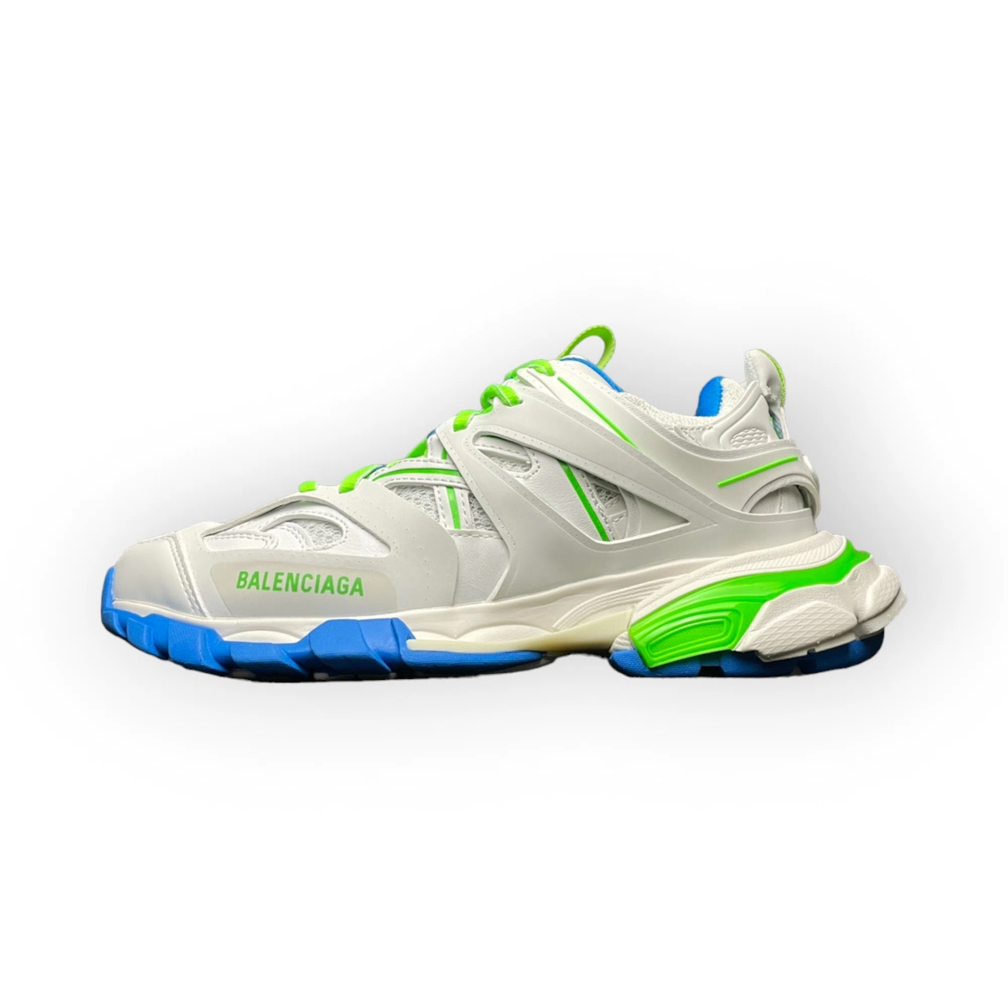 Balenciaga 1.0 Track Sneaker White Blue Green