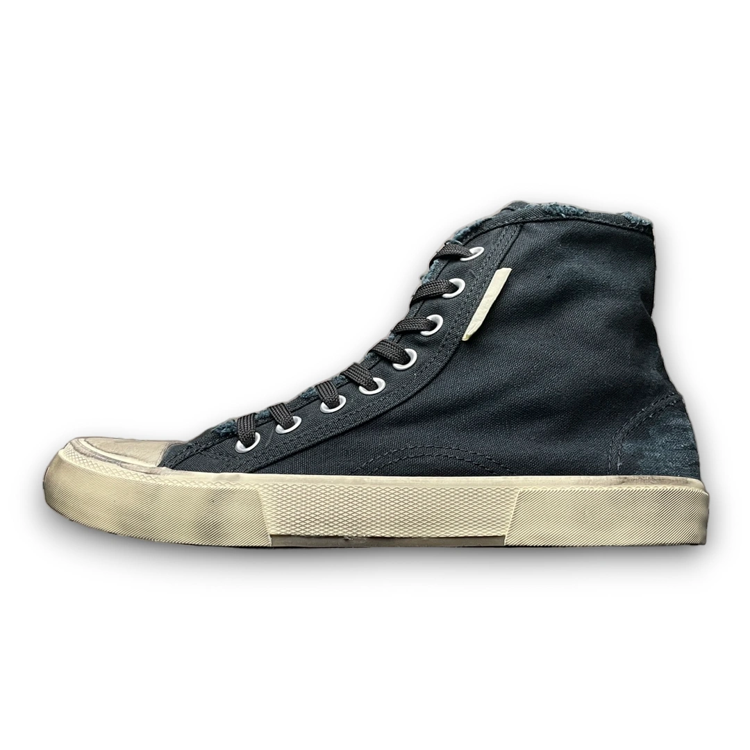 Balenciaga Paris High Top Sneaker in Navy
