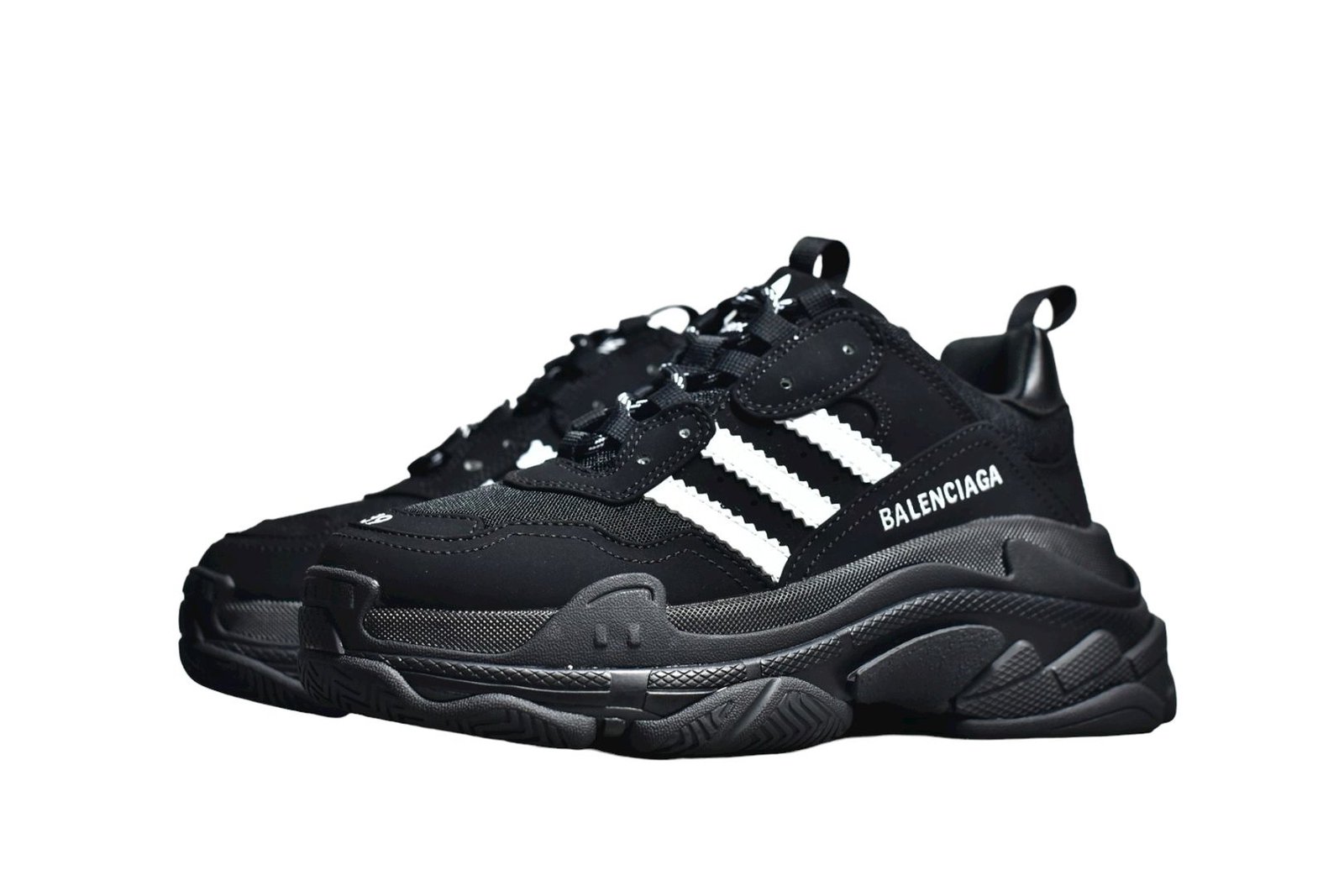 Balenciaga Triple S Sneaker x Adidas in Black