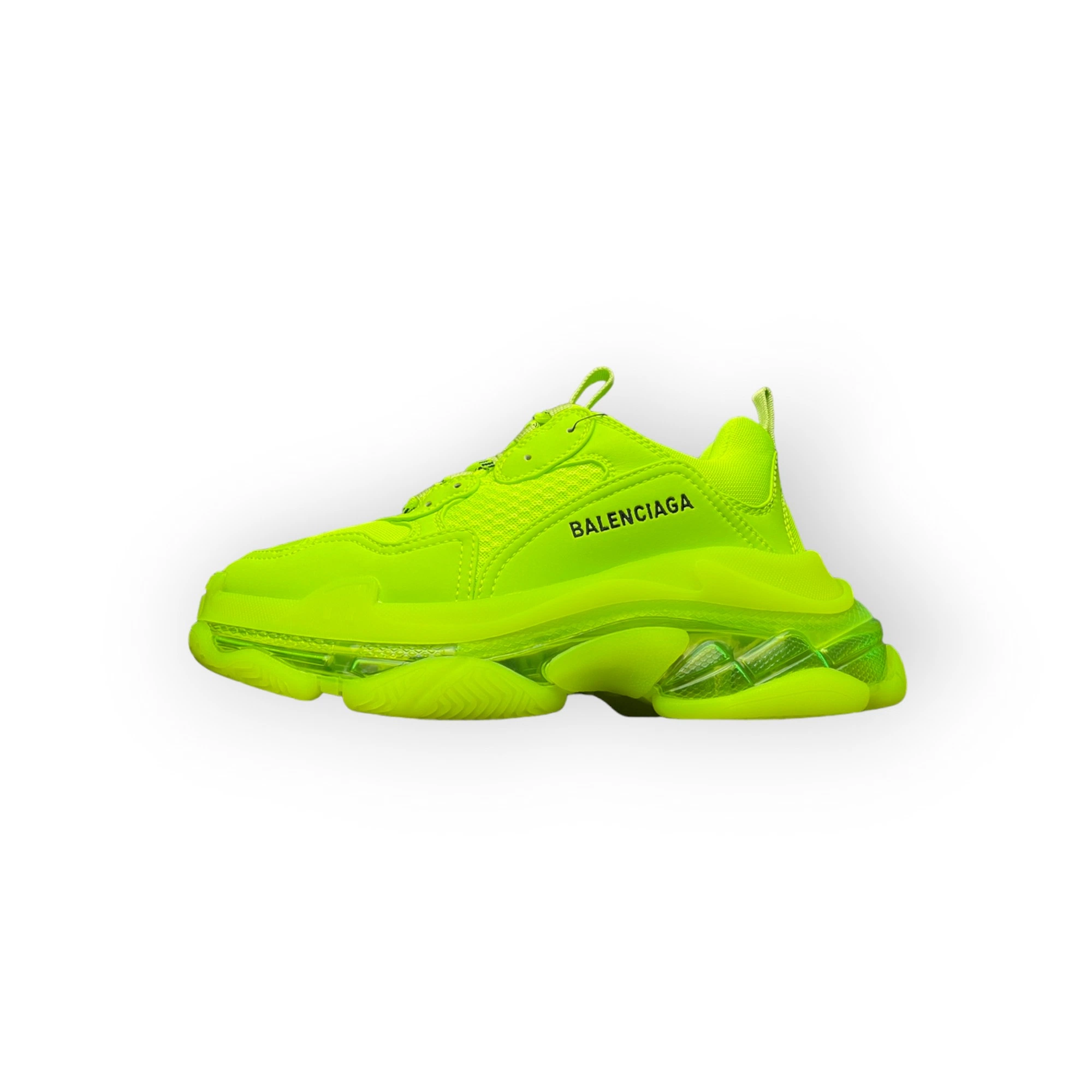 Balenciaga Triple S Sneaker in Fluo Yellow