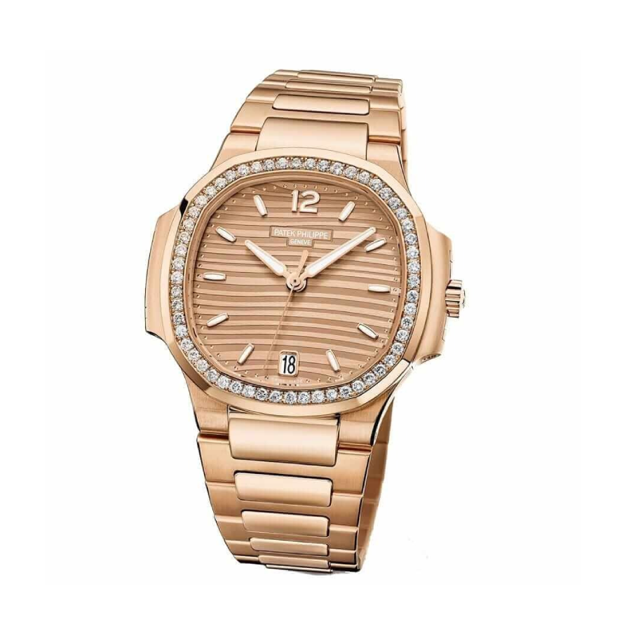Patek Philippe Nautilus 7118-1200r-010 Rose Gold Exceptional Replica 1:1