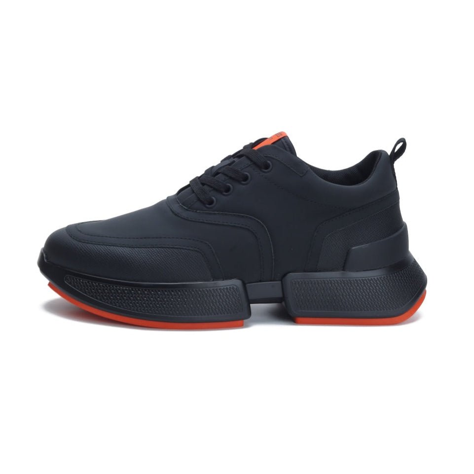 GIGA SNEAKER IN FULL BLACK STITCHED MESH AND CALFSKIN