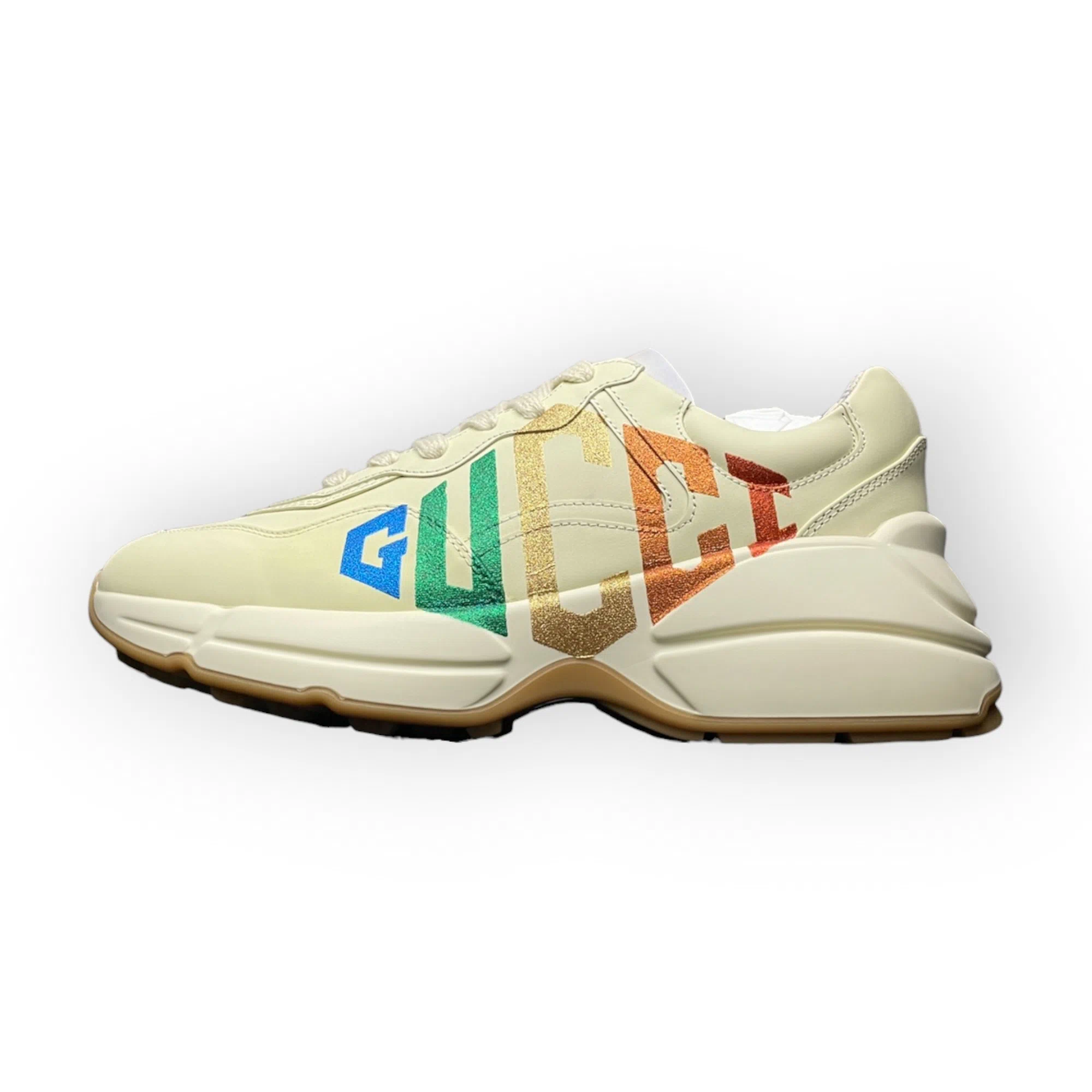 Gucci Rhyton Glitter Gucci Sneaker Off White