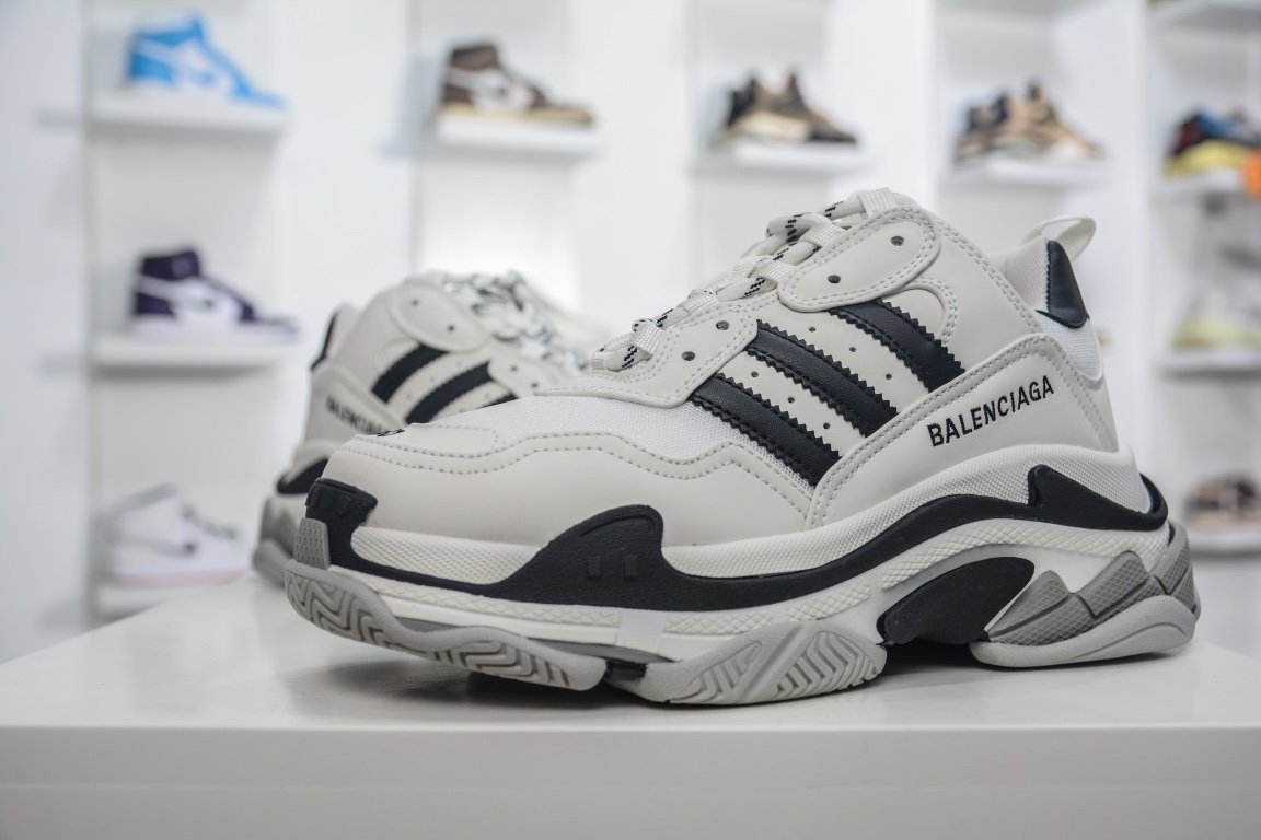 Balenciaga Triple S Sneaker x Adidas in White