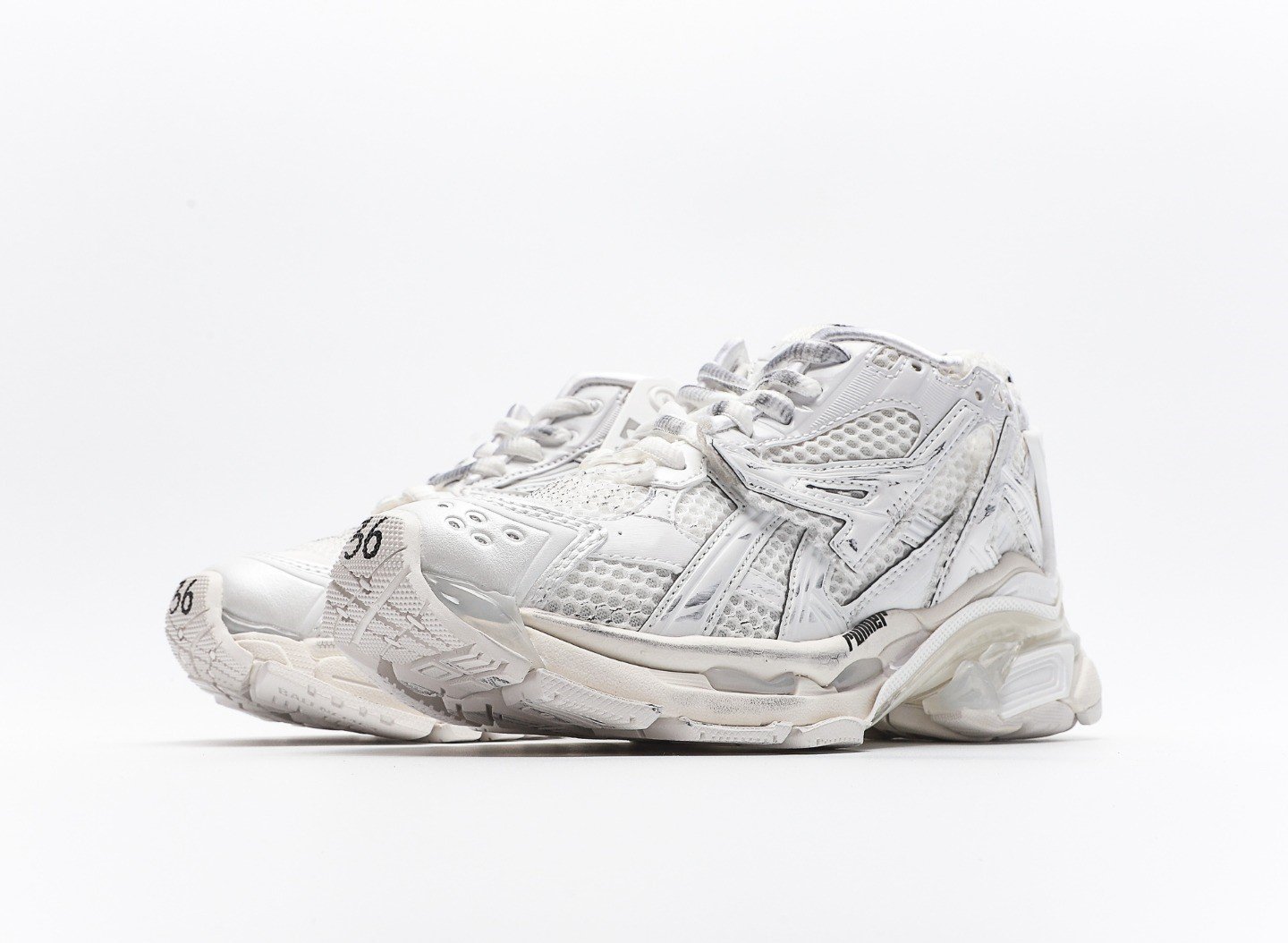 Balenciaga Runner Trainer In White