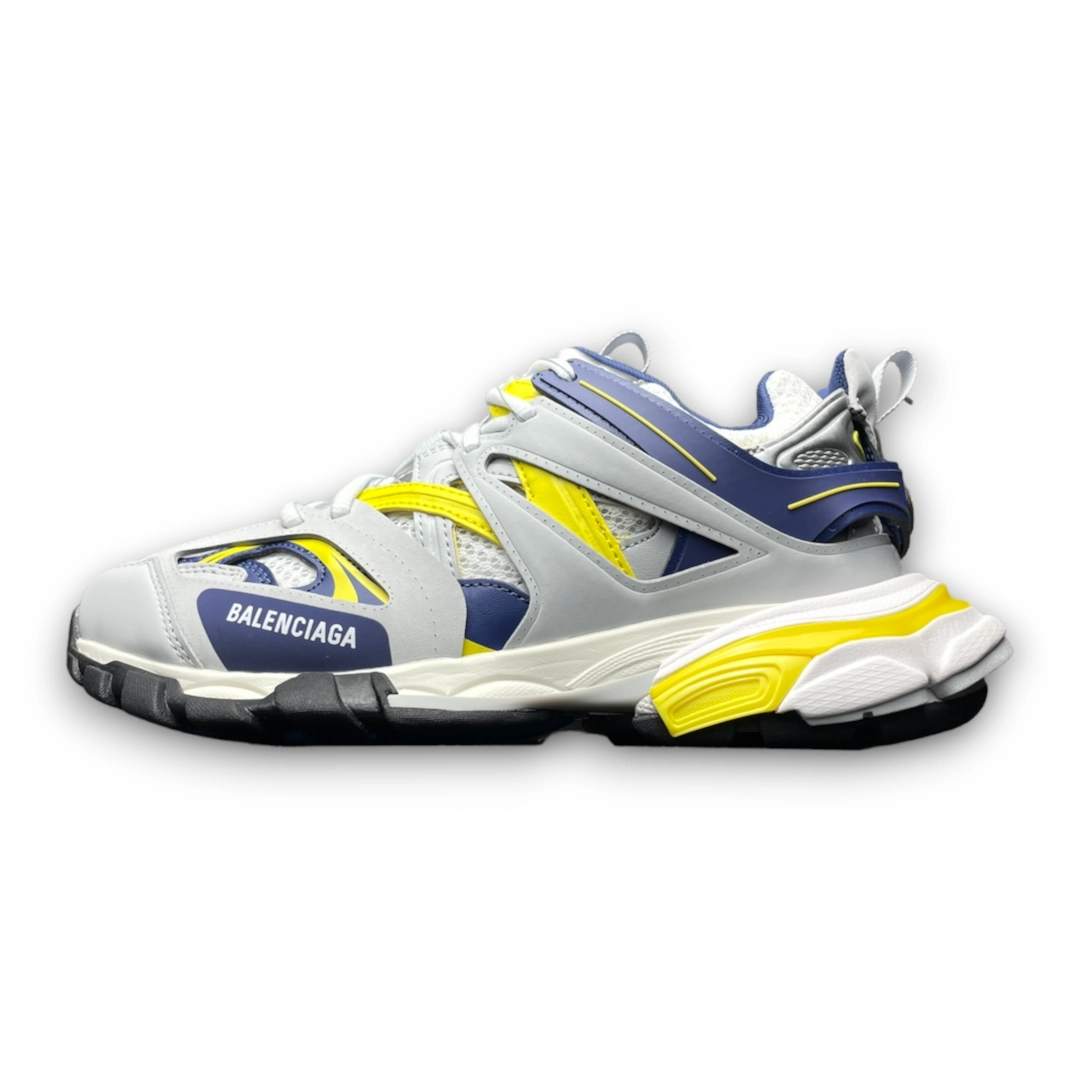 Balenciaga Track Sneaker In White Blue