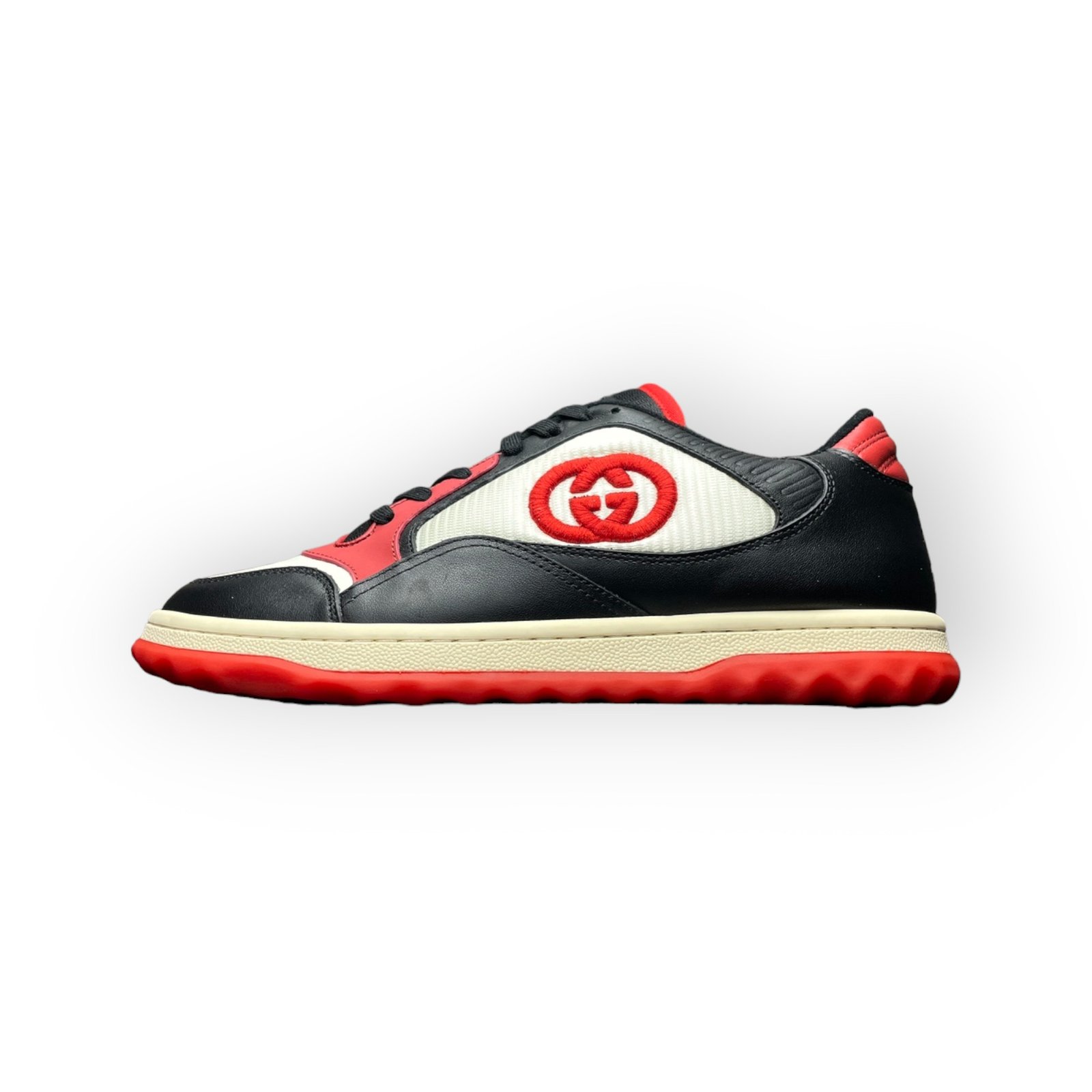 Gucci MAC80 Trainer in Black Red