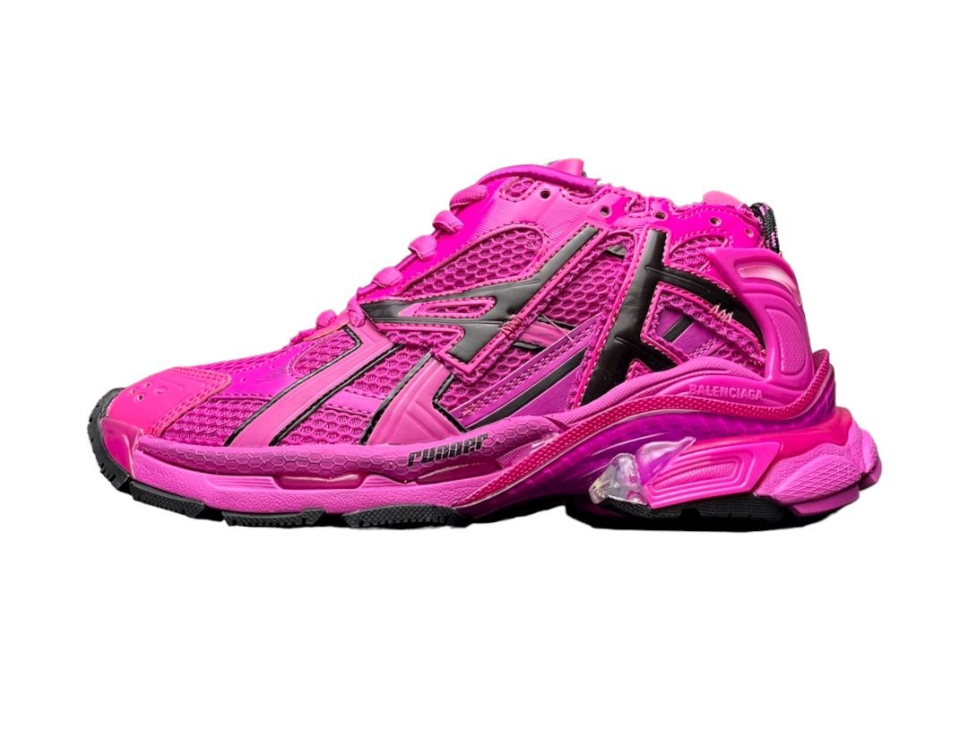 Balenciaga Runner Trainer In Fuchsia Pink