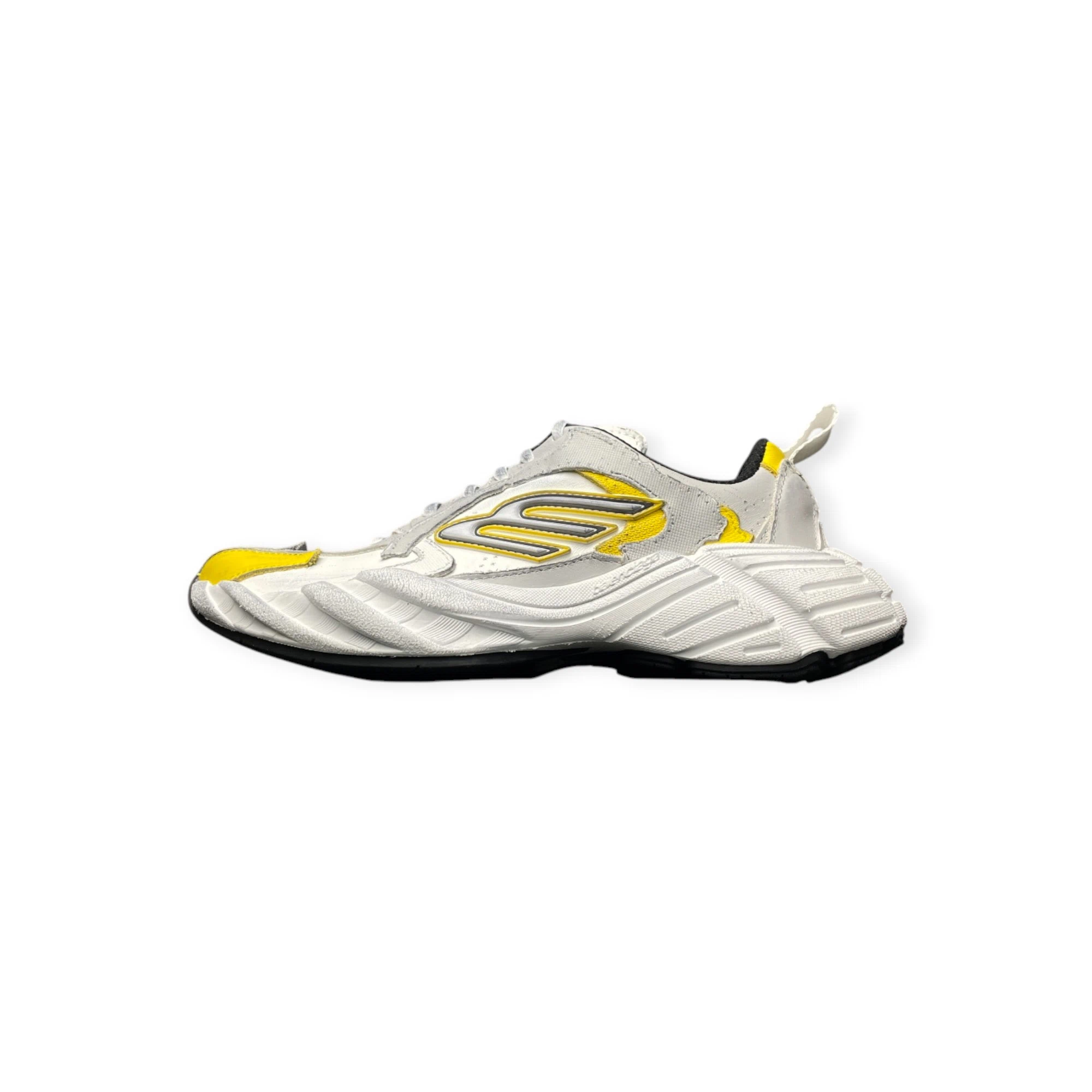 Balenciaga Monday Shoes in Grey White Yellow