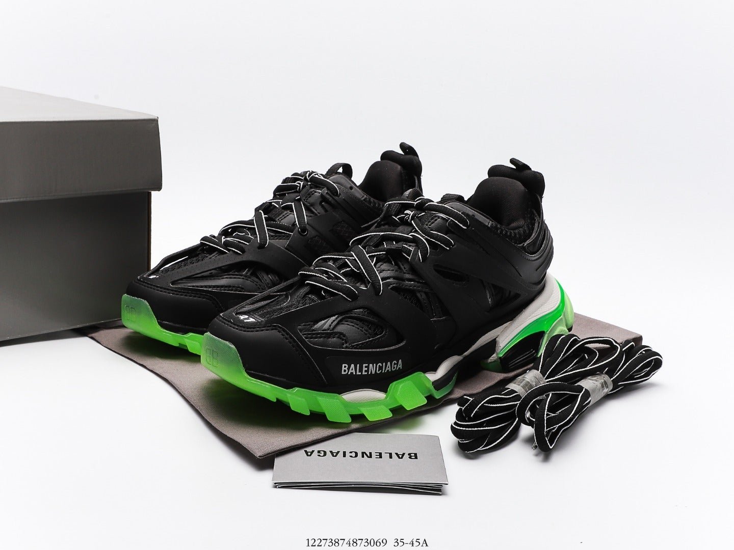 Balenciaga Track Trainer Black Glow In The Dark