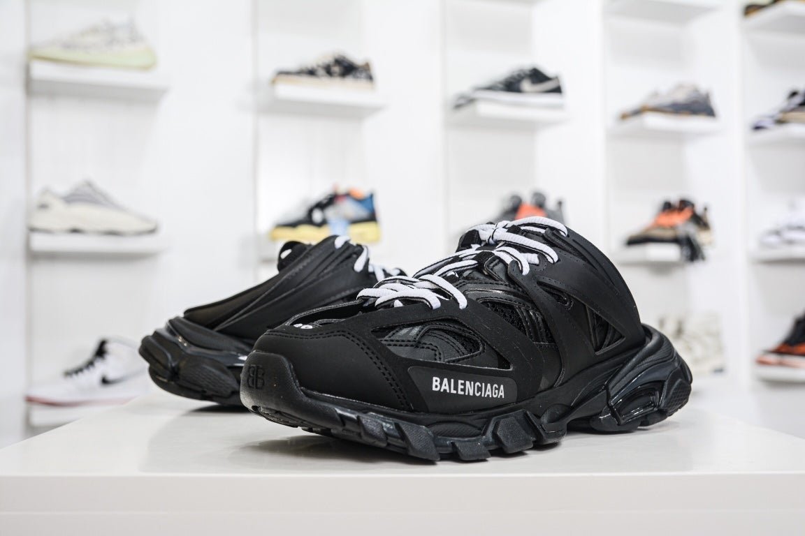 Balenciaga Track Mule in Black