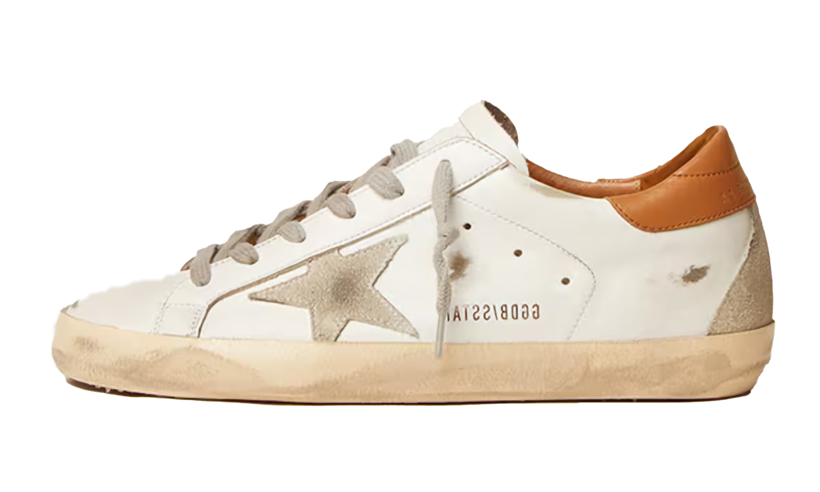 Golden Goose Superstar "White Light Brown"
