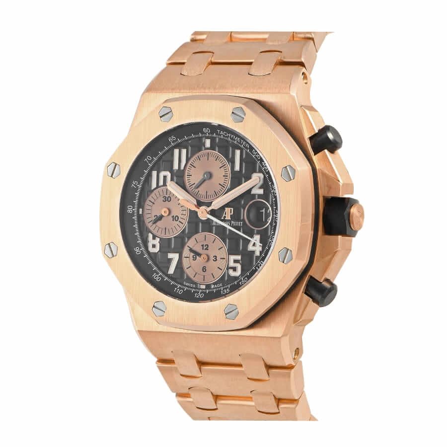 Audemars Piguet Royal Oak Offshore 26401RO “Rose Gold Chronograph” Deluxe Copy Quality