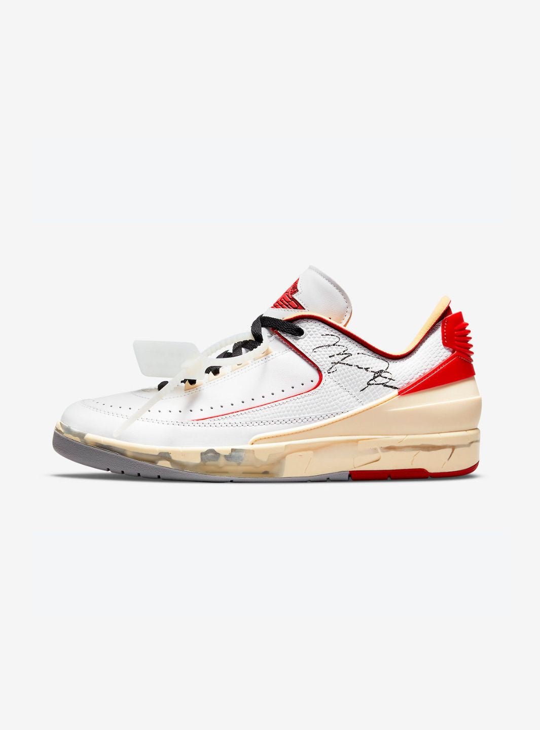 Air Jordan 2 Retro Low SP Off-White White Red
